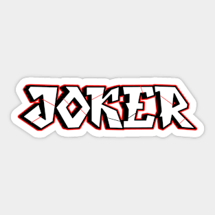 Joker Cry Baby black - Classic Vintage Summer Sticker